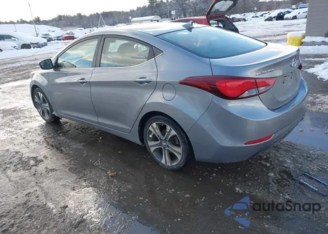 2014 Hyundai Elantra Sport из США, поврежденный, VIN KMHDH4AH3EU063319